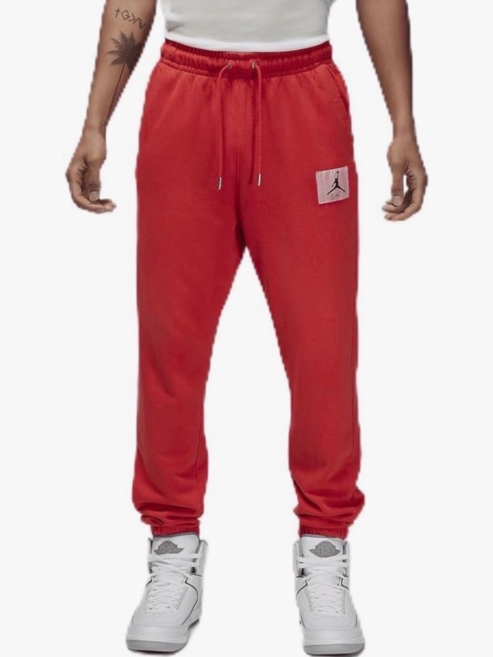 NWT [Jordan] Nike Flight Fleece Drawstring Sweatpants in Lobster Red Men’s XXL